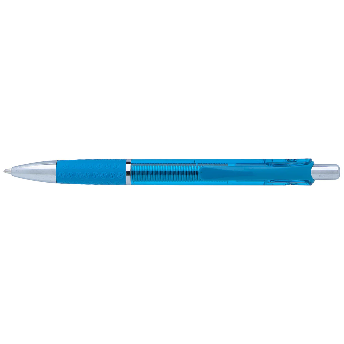 Souvenir Turquoise Translucent Image Grip Pen - Image 3