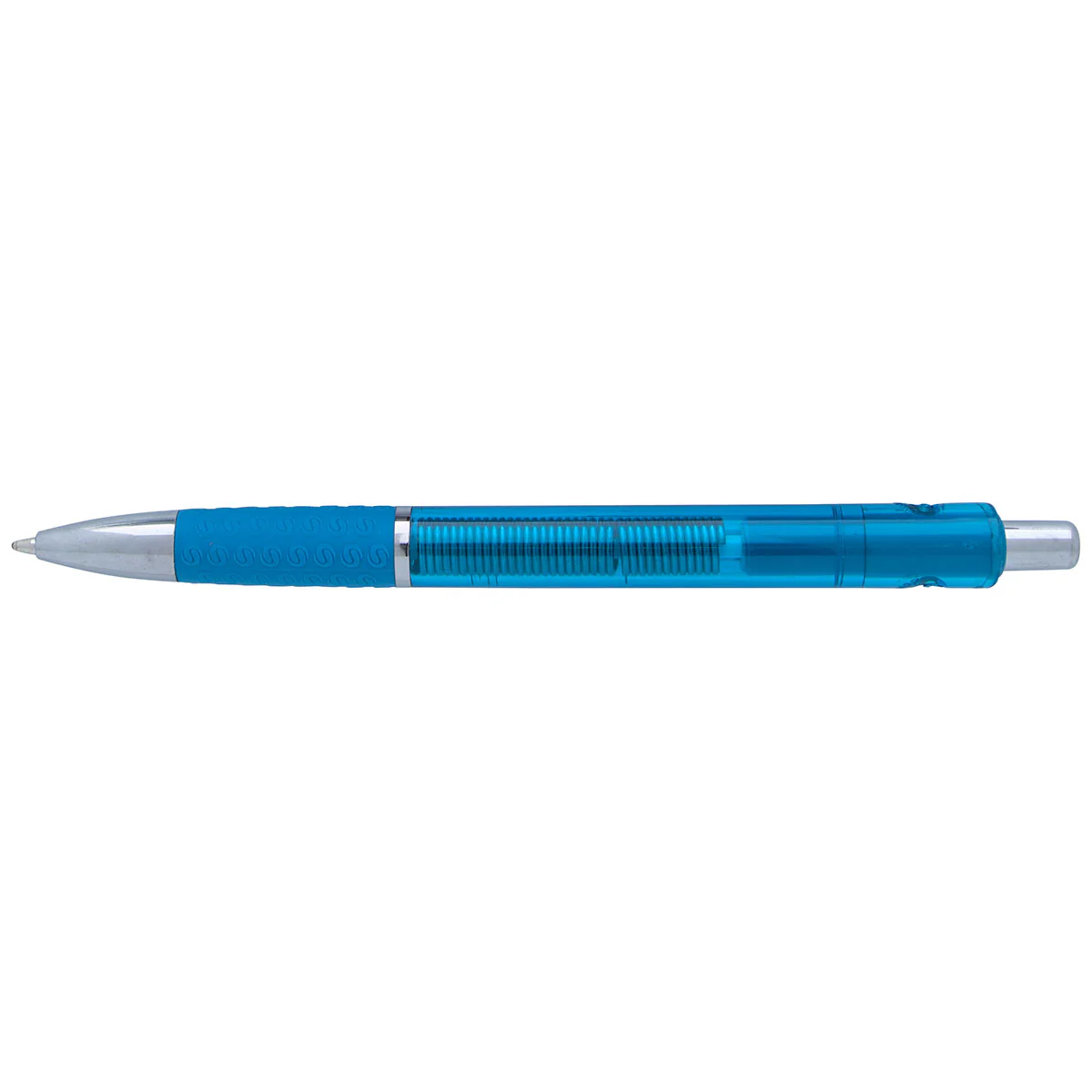 Souvenir Turquoise Translucent Image Grip Pen - Image 5