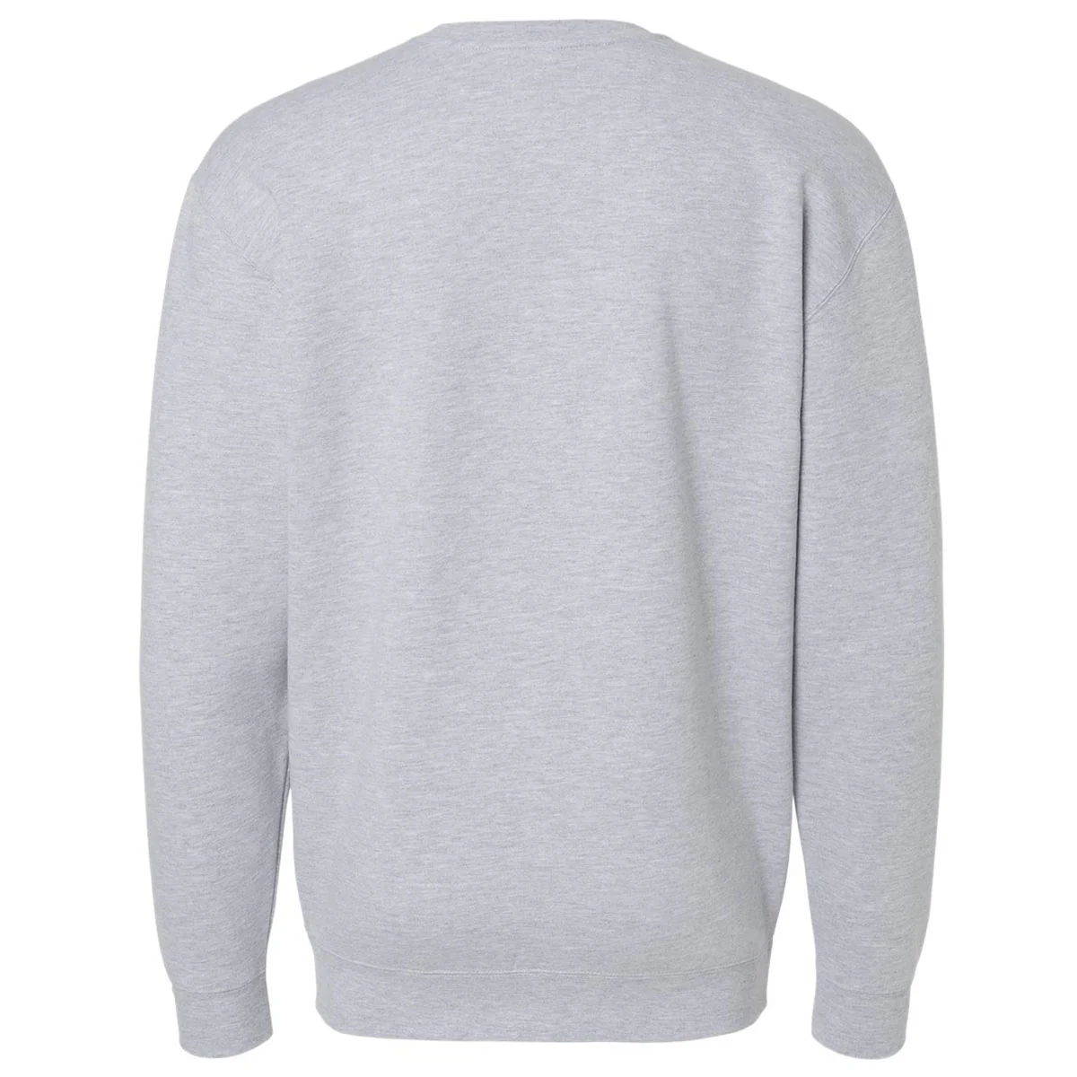 Independent Trading Co. Men's Grey Heather Heavyweight Crewneck Sweatshirt - Image 2