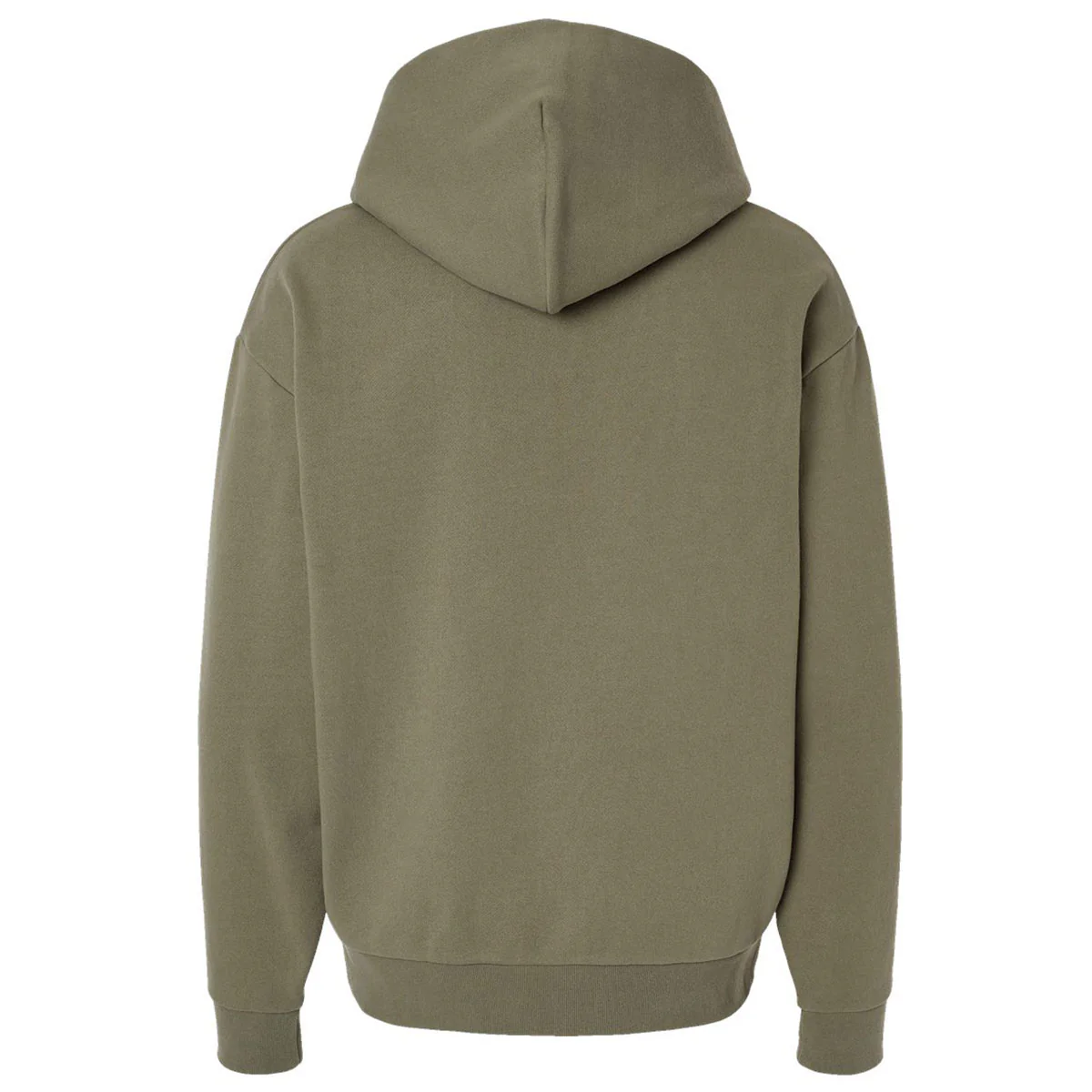 Independent Trading Co. Men's Olive Mainstreet Hooded Sweatshirt - Image 2