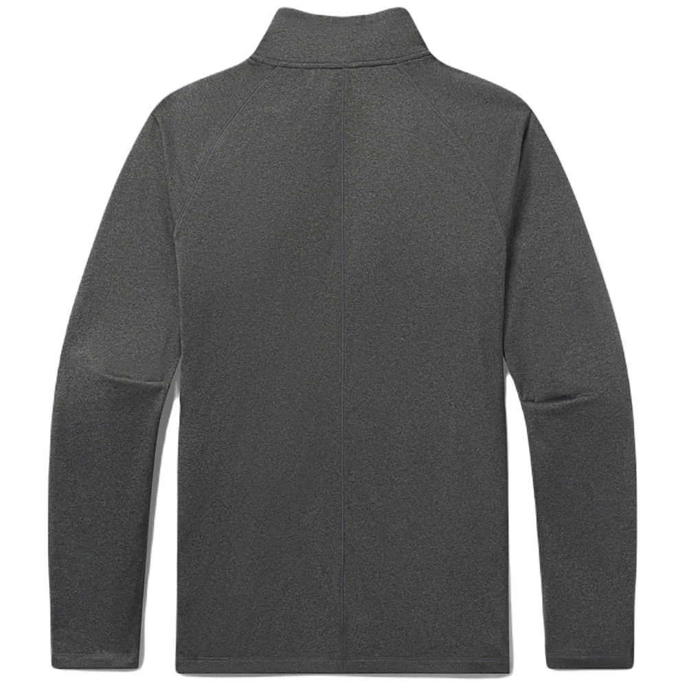 UNRL Men's Heather Charcoal Interlock Quarter Zip - Image 2