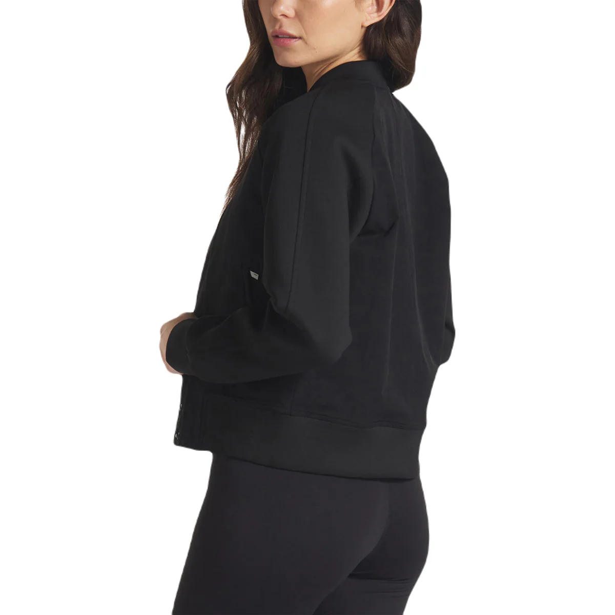UNRL Women's Black Jetset Bomber Jacket - Image 3