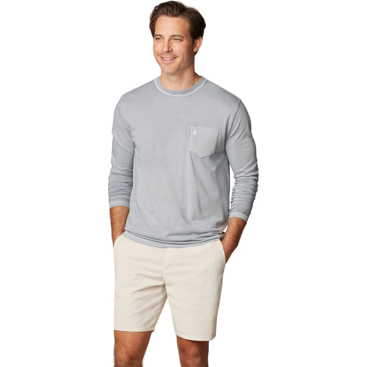 Johnnie-O Men's Steel Brennan 2.0 Long Sleeve T-Shirt - Image 3