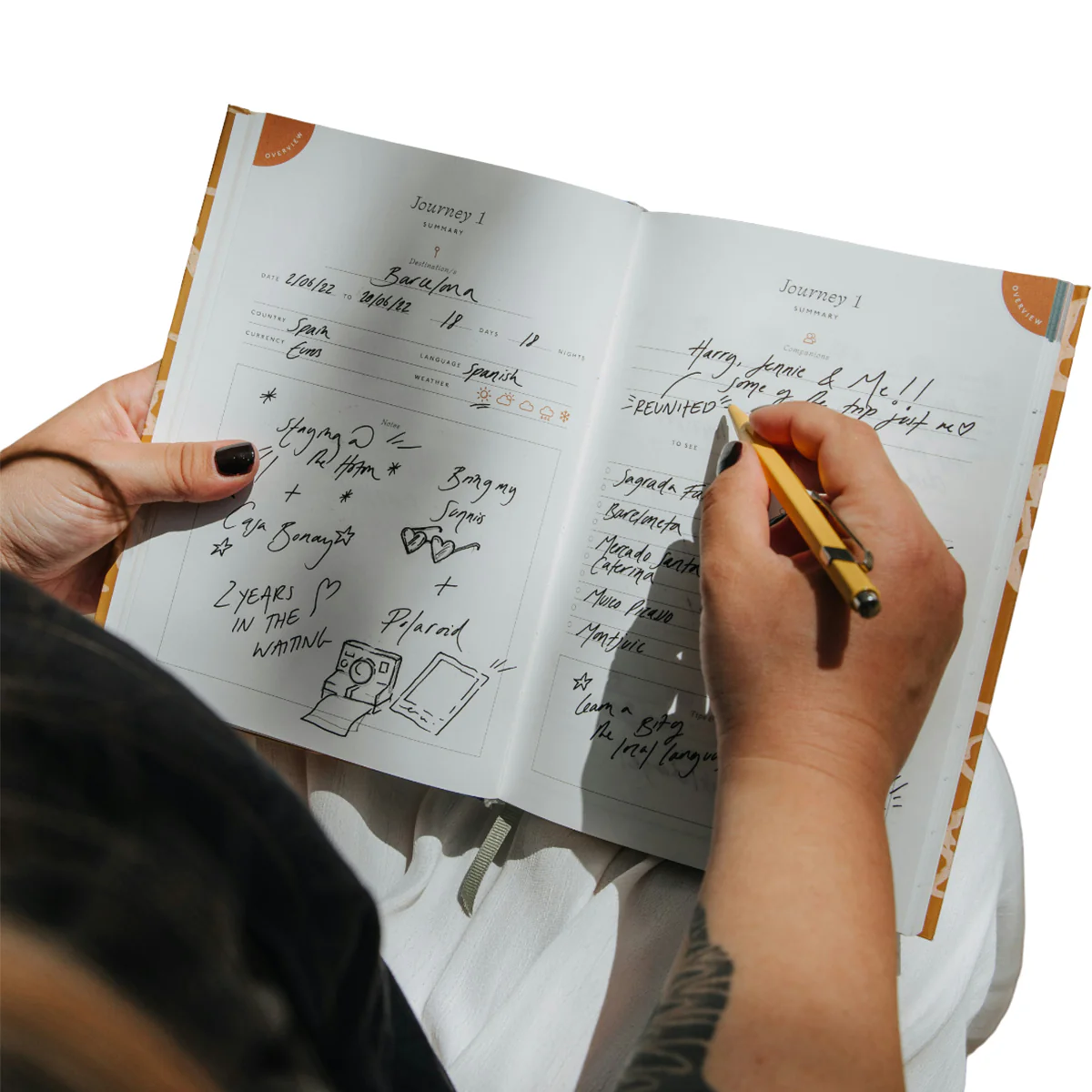Papier Ink Black Joy Travel Journal - Image 3
