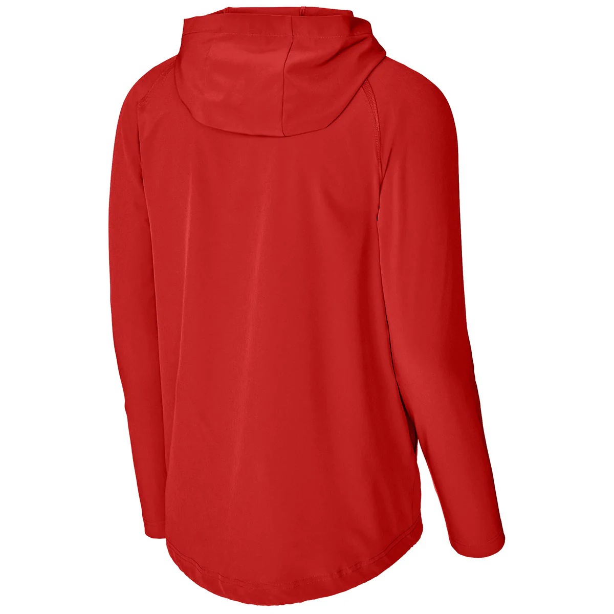 Sport-Tek Men's Deep Red Repeat 1/2-Zip Long Sleeve Hooded Jacket - Image 2