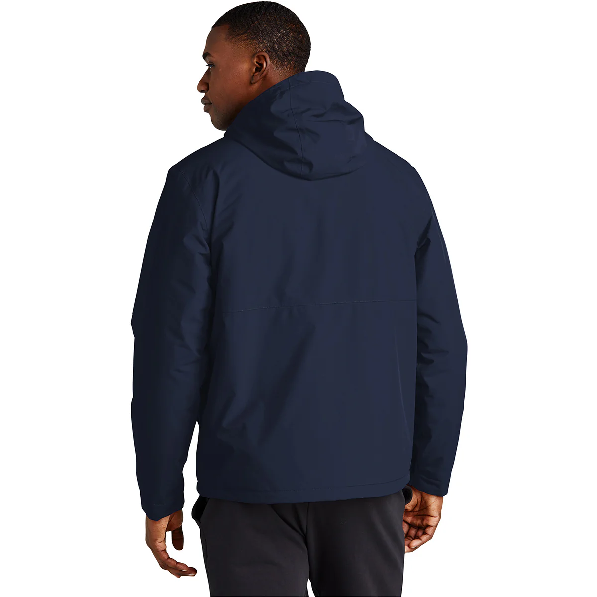 Sport-Tek Men's True Navy Waterproof Insulated Jacket - Image 5