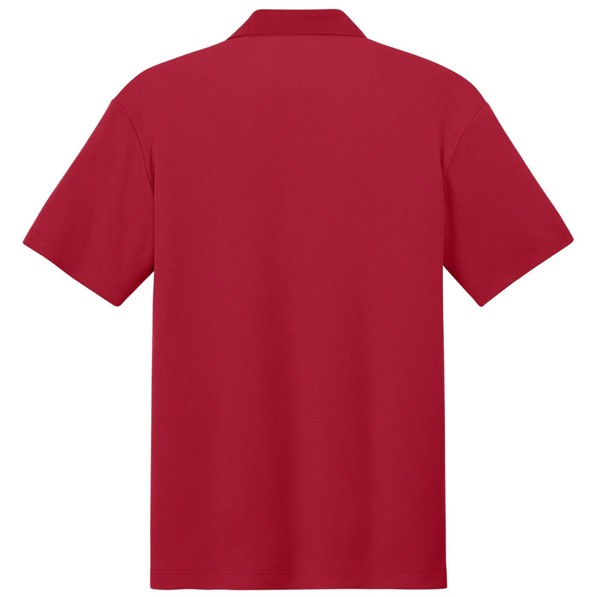 Port Authority Men's Rich Red Plaited Pique Polo - Image 2