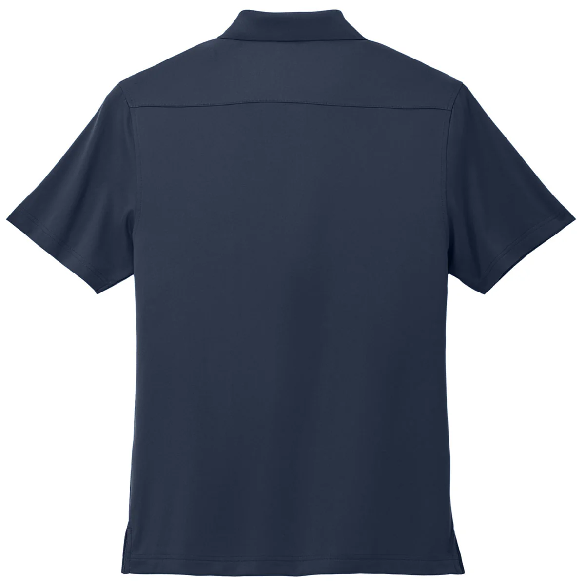 Port Authority Men's River Blue Navy City Stretch Flat Knit Polo - Image 2