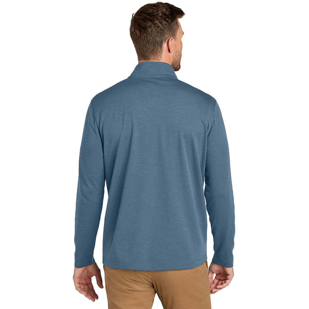 Port Authority Men's Dusk Blue Breakwater 1/4-Zip Pullover - Image 4