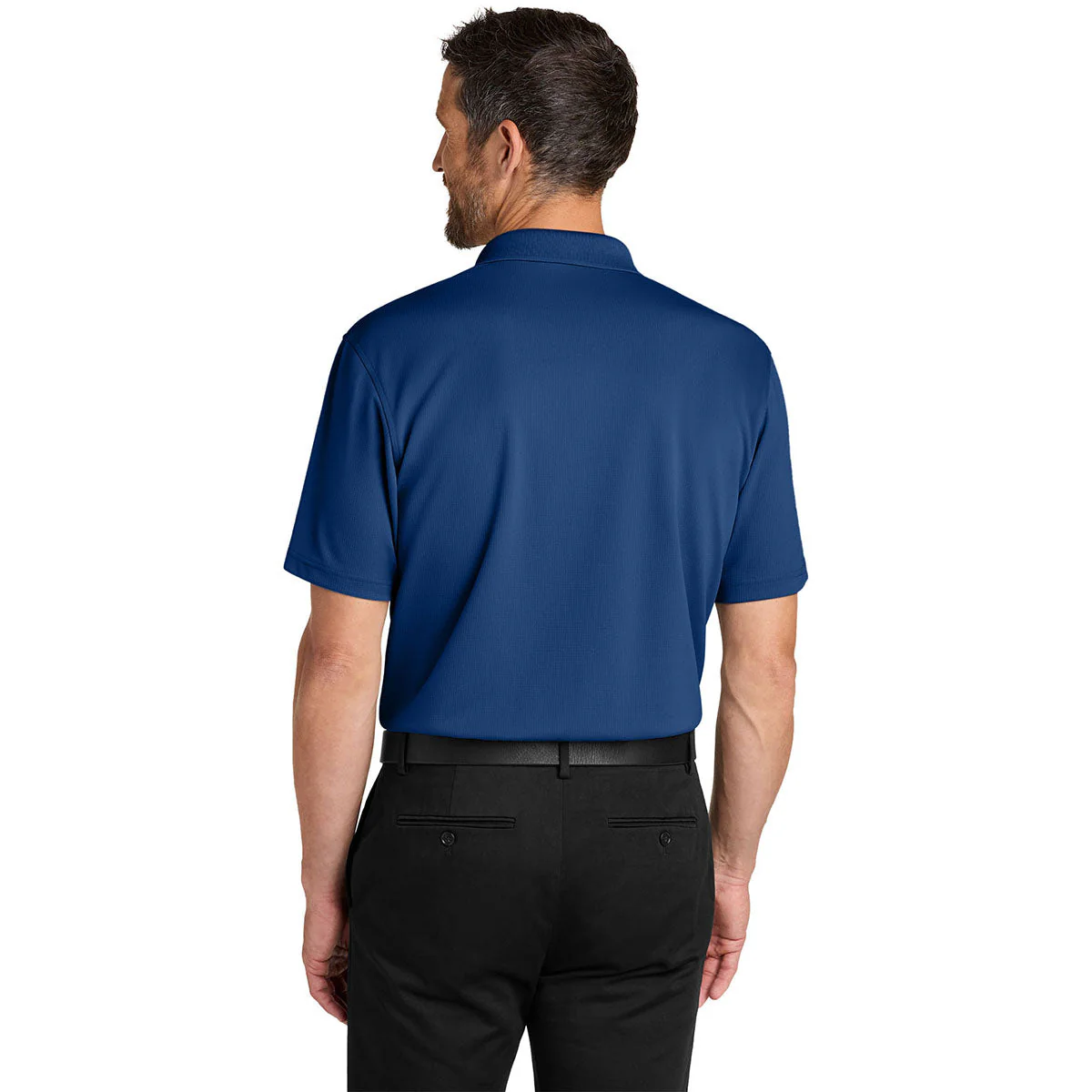 Port Authority Men's Royal Dry Zone Stain-Release Grid Polo - Image 4