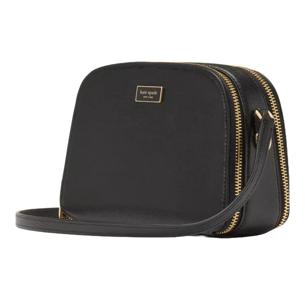 kate spade New York Black Serena Double Zip Dome Crossbody - Image 2
