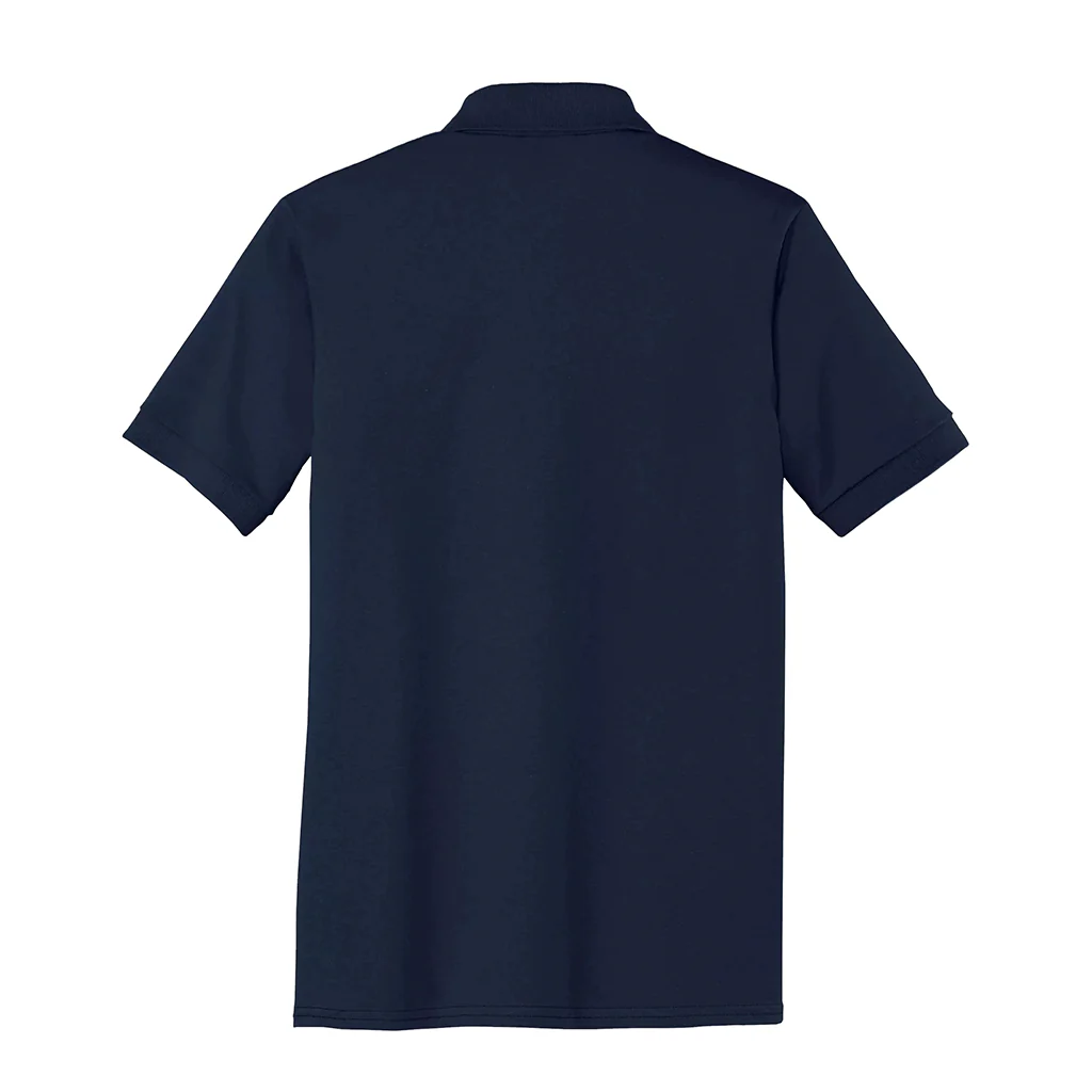 Port & Company Men's Deep Navy Core Blend Jersey Knit Polo - Image 2