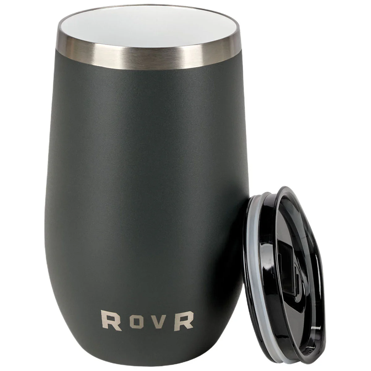 RovR Charcoal 16 oz. Vacuum Insulated Wine Tumbler - Image 3