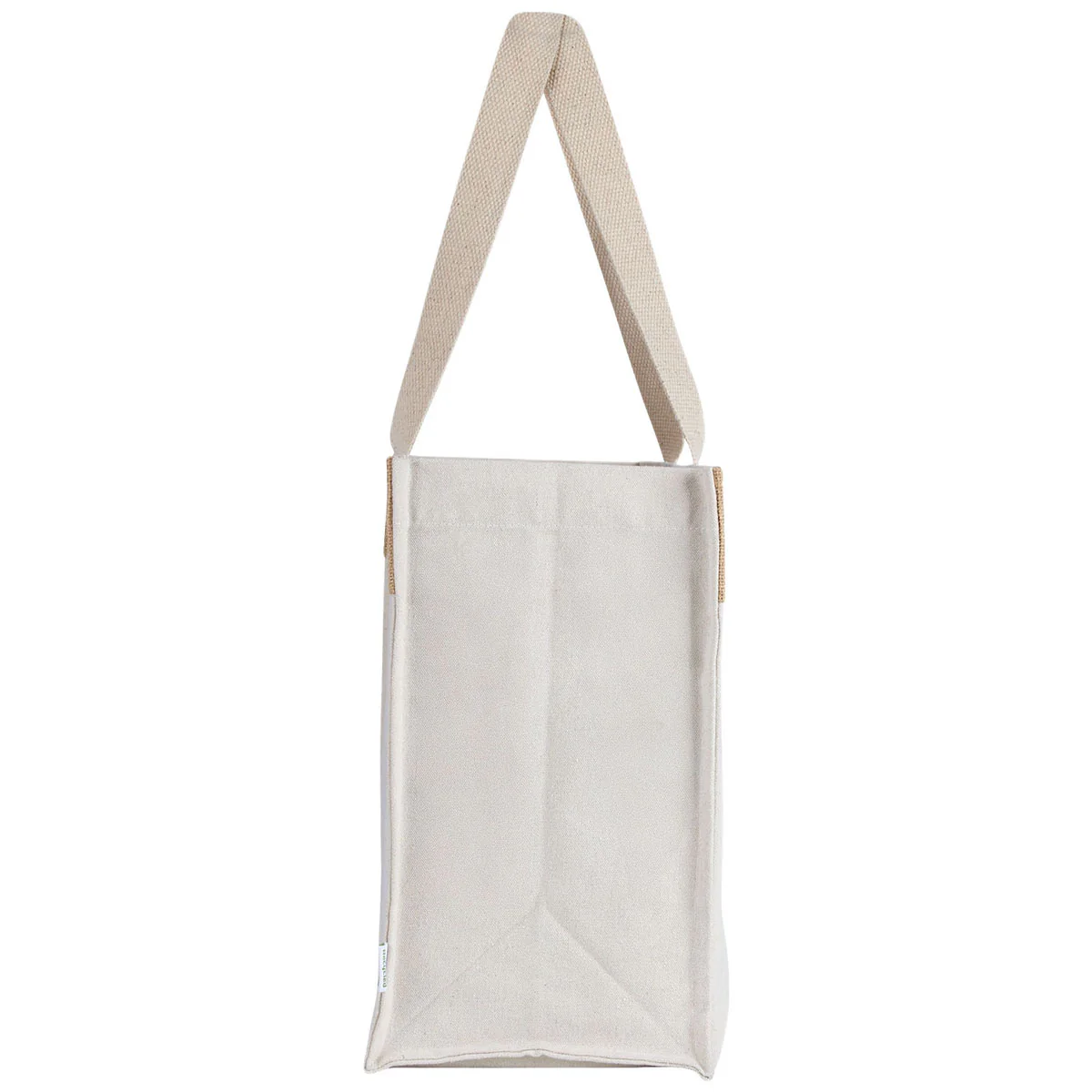 Logomark Natural Sophia Canvas Tote With Jute Trim - Image 3