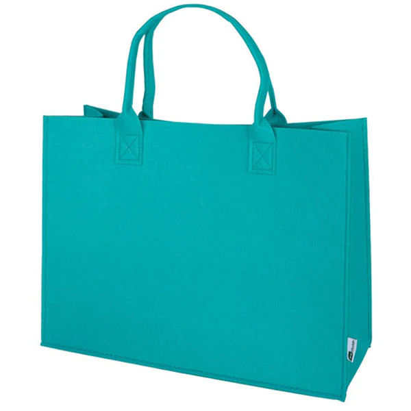 Logomark Green Remy Recycled Gussetted Tote Bag - Image 4