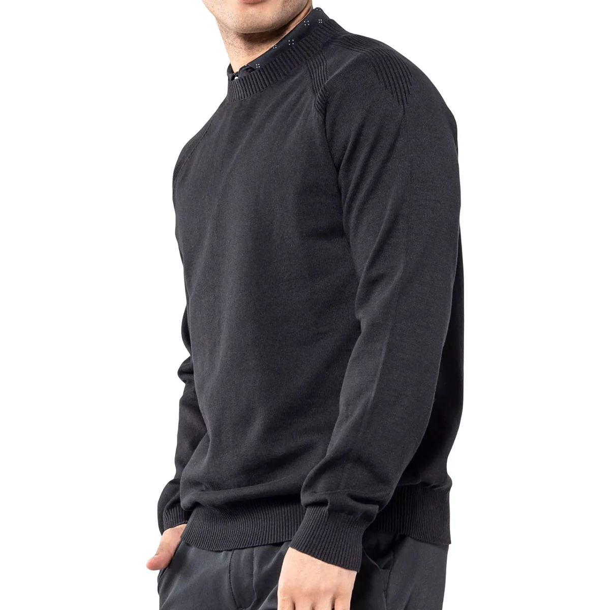 Levelwear Men's Black Fireside Sweater - Image 6