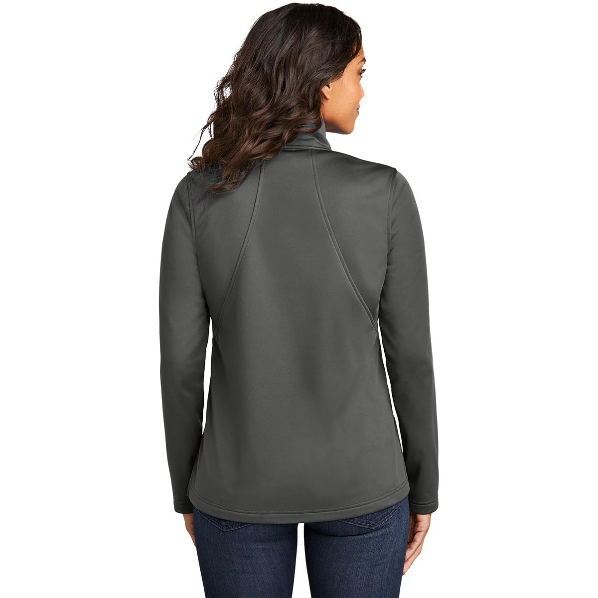Port Authority Women's Smoke Grey Flexshell Jacket - Image 4