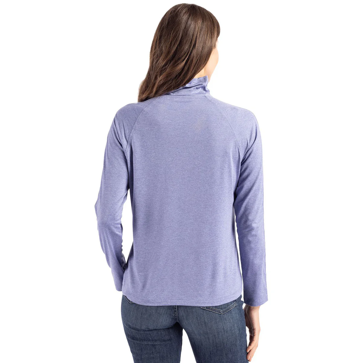 Cutter & Buck Women's Hyacinth Coastline Epic Comfort Eco Recycled Funnel Neck - Image 4