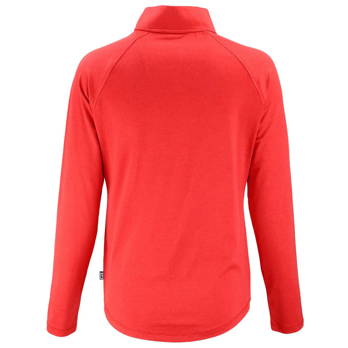 Cutter & Buck Women's Red Coastline Epic Comfort Recycled Quarter Zip - Image 2