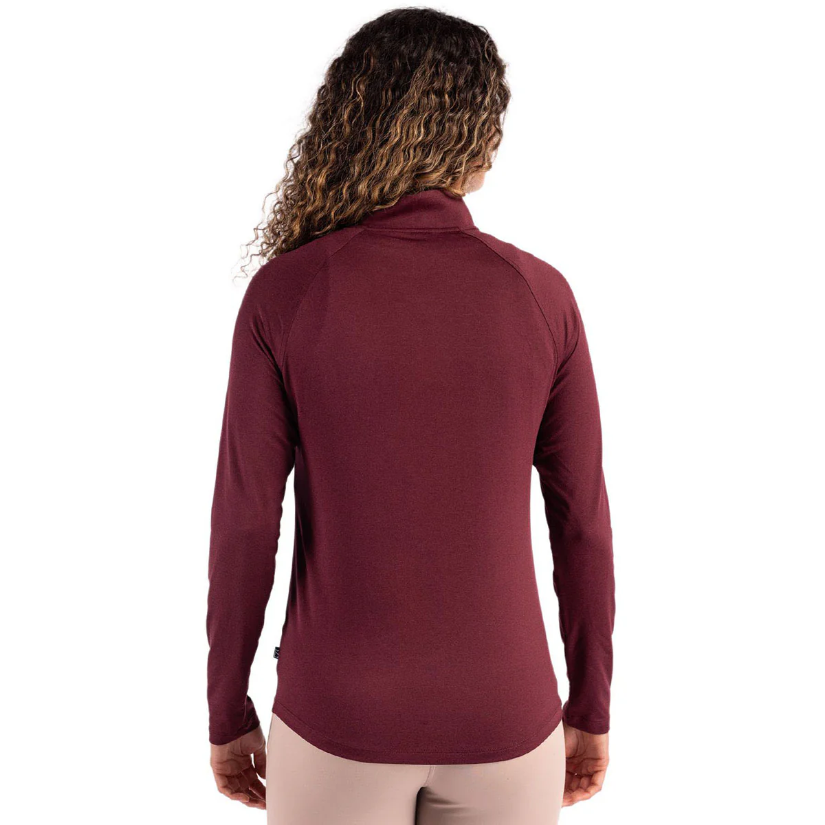 Cutter & Buck Women's Bordeaux Coastline Epic Comfort Recycled Quarter Zip - Image 4