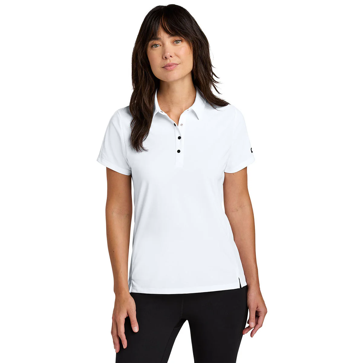 OGIO Women's White Envision Polo - Image 3