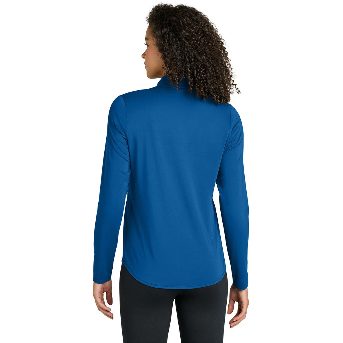 OGIO Women's Cobalt Blue Regain 1/2-Zip - Image 4