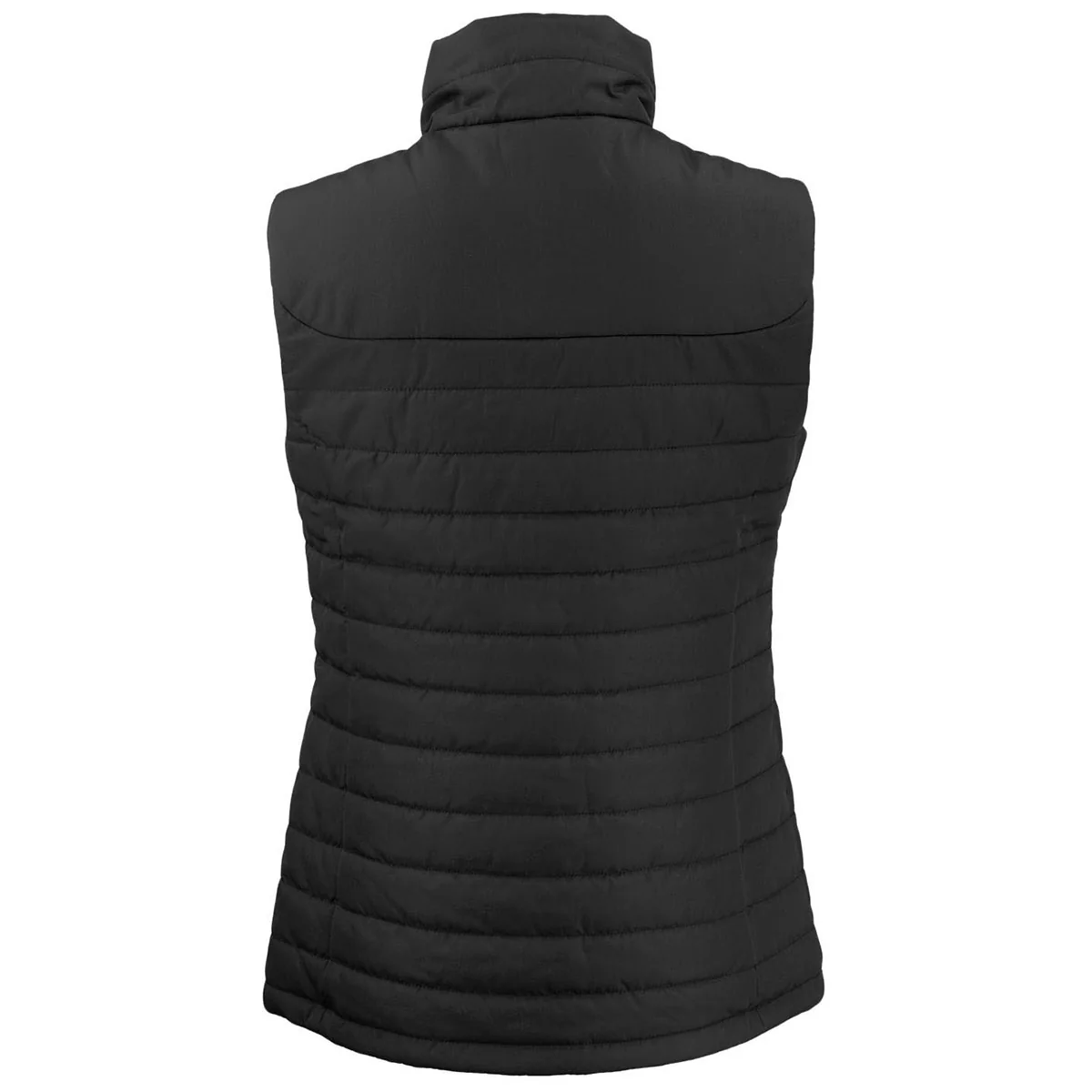 Clique Women's Black Elevation Eco Full Zip Puffer Vest - Image 2