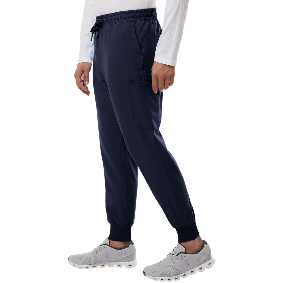 Jaanuu Men's Midnight Navy Osmo 8-Pocket Scrub Jogger - Image 5