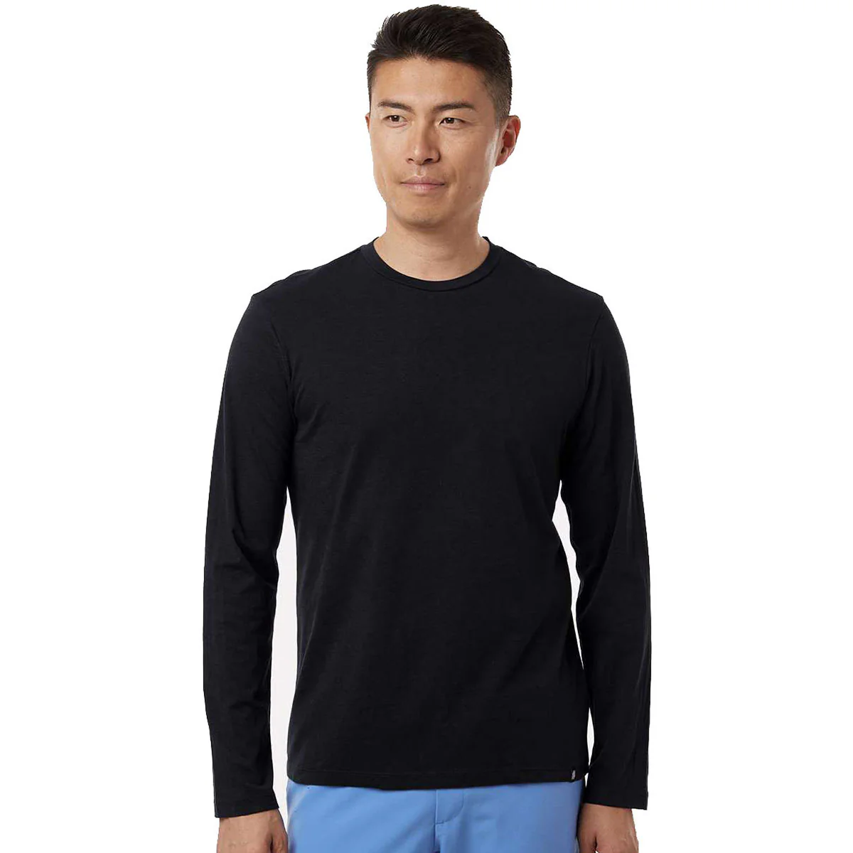Jaanuu Men's Black RegenX Cotton Underscrub Long Sleeve T-Shirt - Image 3