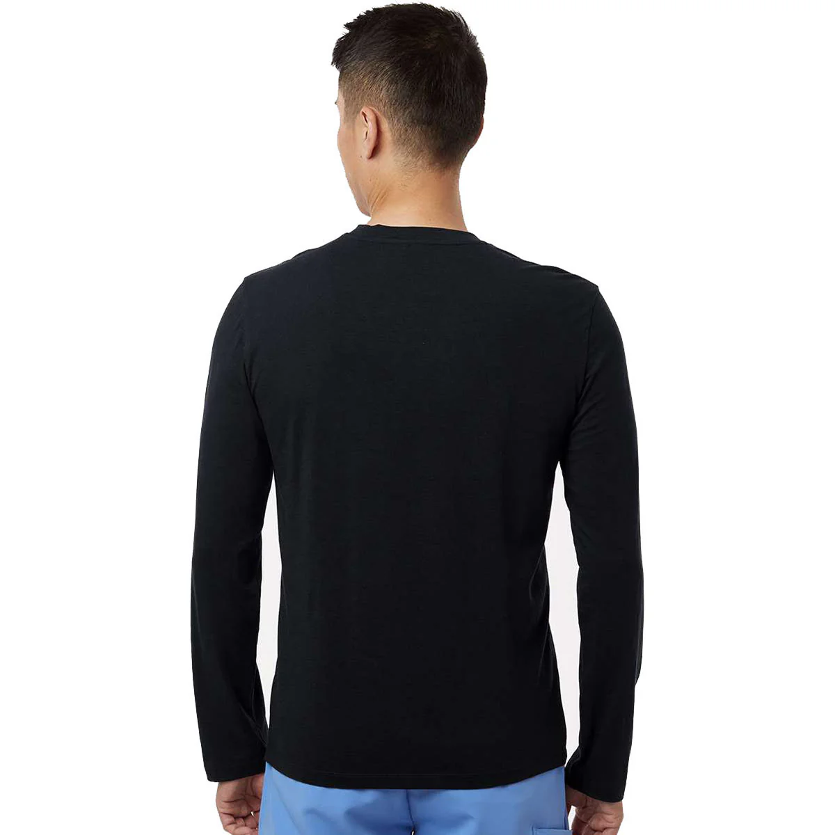 Jaanuu Men's Black RegenX Cotton Underscrub Long Sleeve T-Shirt - Image 4