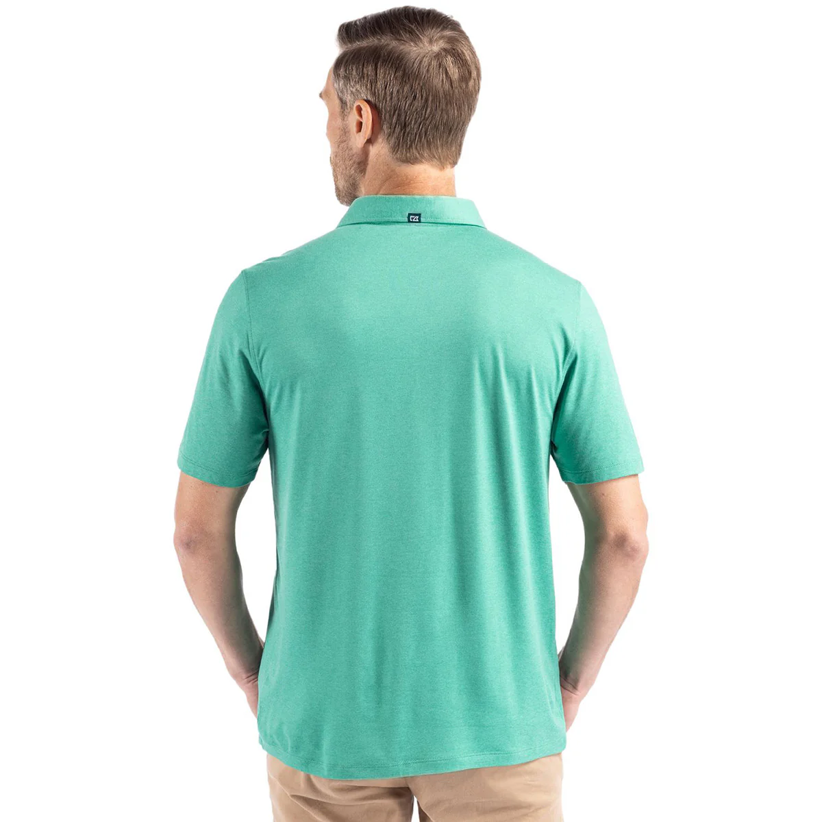 Cutter & Buck Men's Kelly Green Coastline Epic Comfort Eco Recycled Polo - Image 4