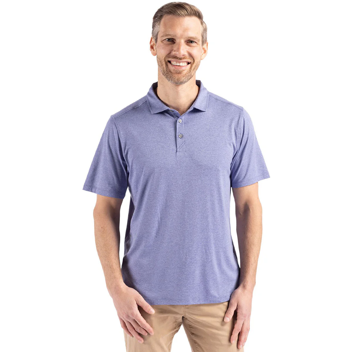 Cutter & Buck Men's Hyacinth Coastline Epic Comfort Eco Recycled Polo - Image 3