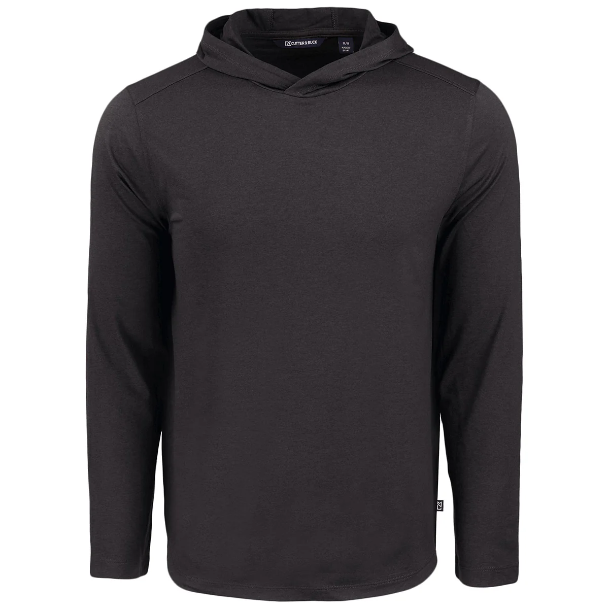 Cutter & Buck Men's Black Coastline Epic Comfort Eco Recycled Hooded Shirt
