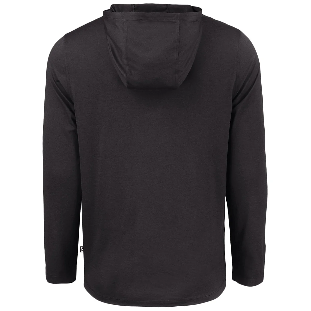 Cutter & Buck Men's Black Coastline Epic Comfort Eco Recycled Hooded Shirt - Image 2