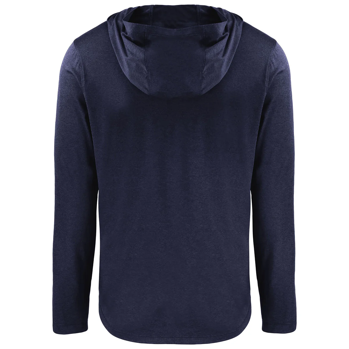 Cutter & Buck Men's Navy Blue Coastline Epic Comfort Eco Recycled Hooded Shirt - Image 2