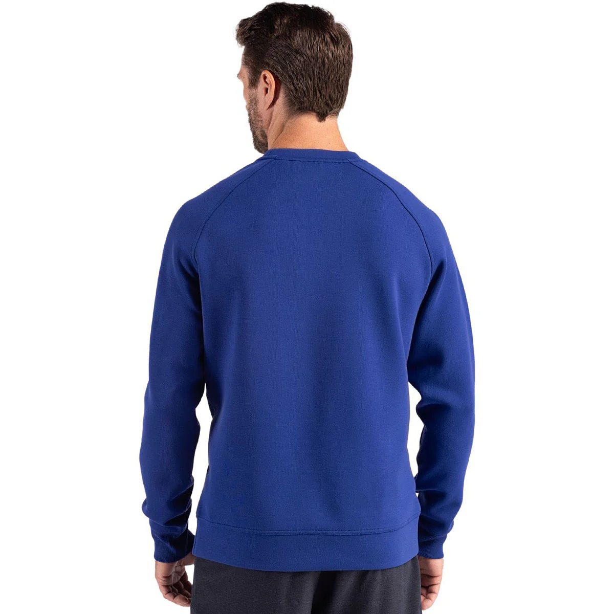 Cutter & Buck Men's Tour Blue Roam Recycled Crew Neck Pullover - Image 4