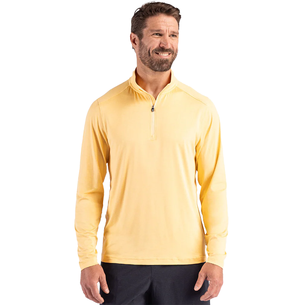 Cutter & Buck Men's Desert Coastline Epic Comfort Recycled Quarter Zip