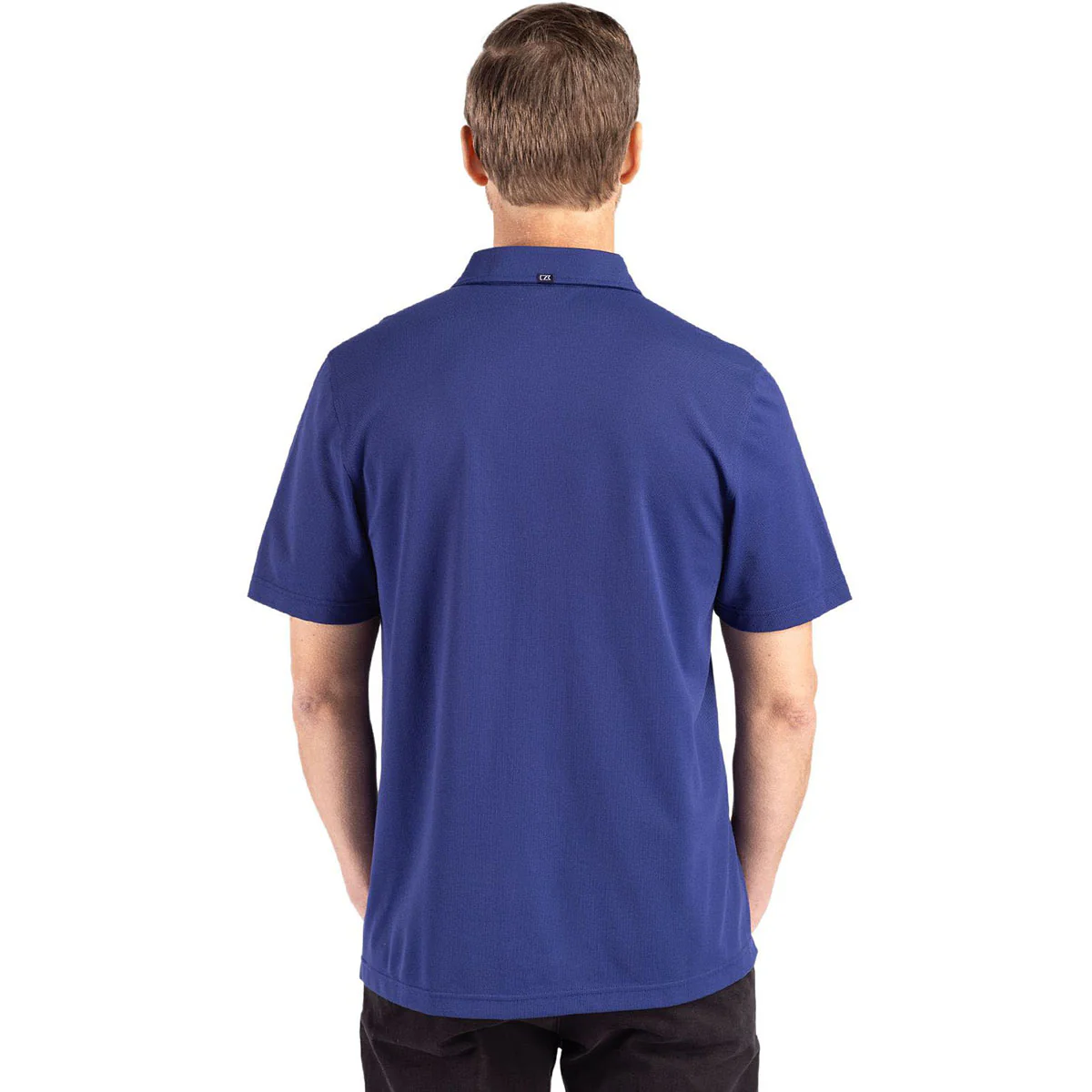Cutter & Buck Men's Tour Blue Advantage Refresh Epic Confidence Recycled Tri-Blend Pique Polo - Image 4