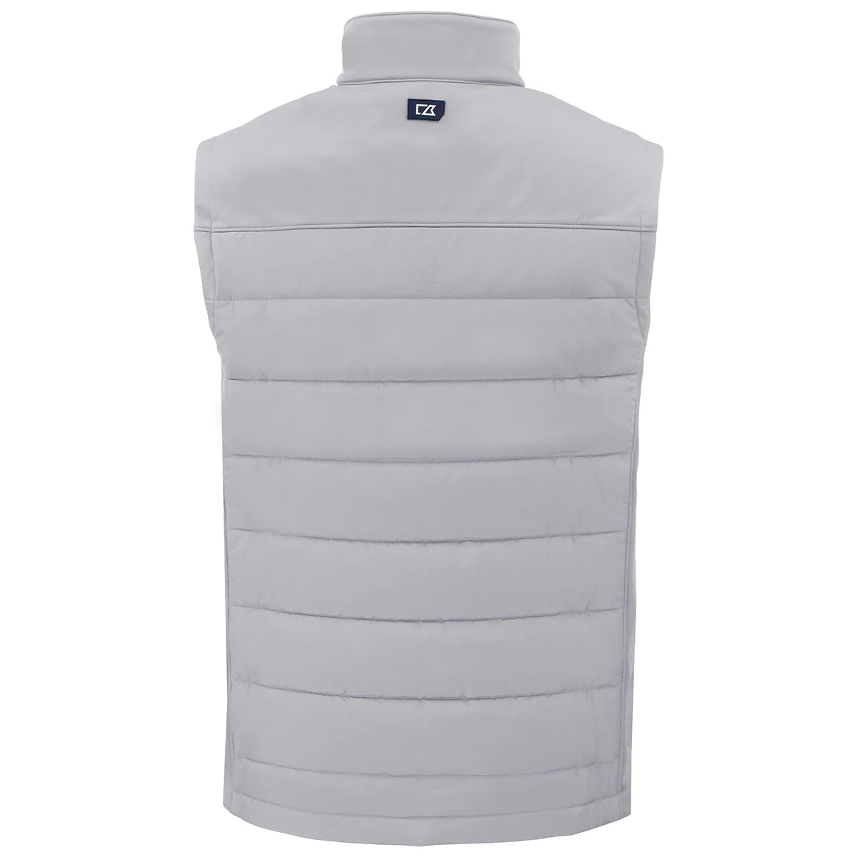 Cutter & Buck Men's CONCRETE Evoke Hybrid Eco Softshell Recycled Full Zip Vest - Image 2