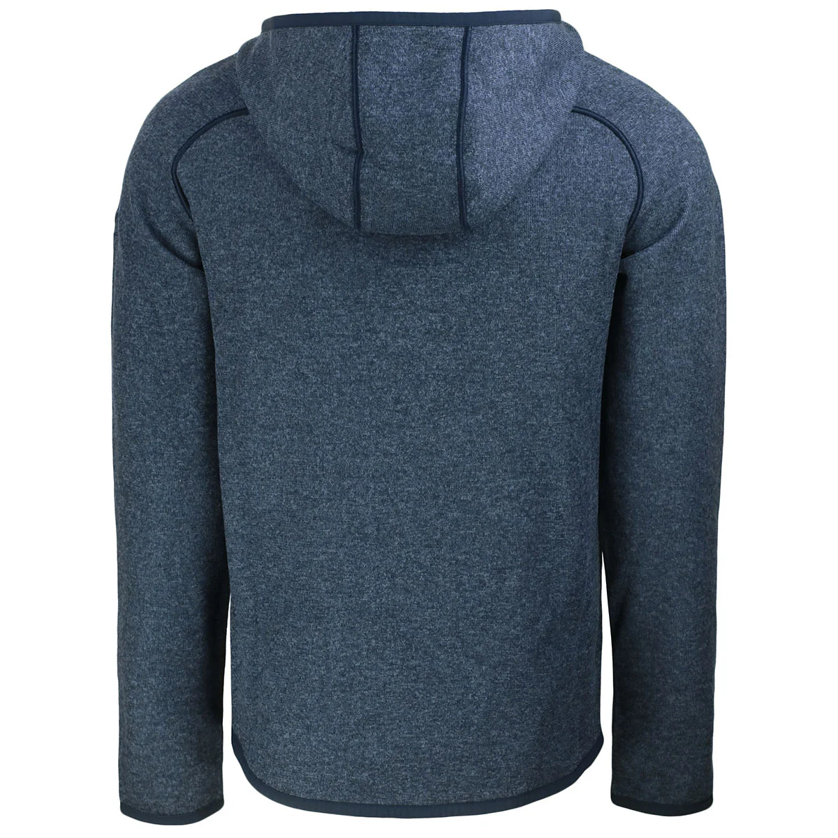 Cutter & Buck Men's Liberty Navy Heather Mainsail Full Zip Hooded Jacket - Image 2