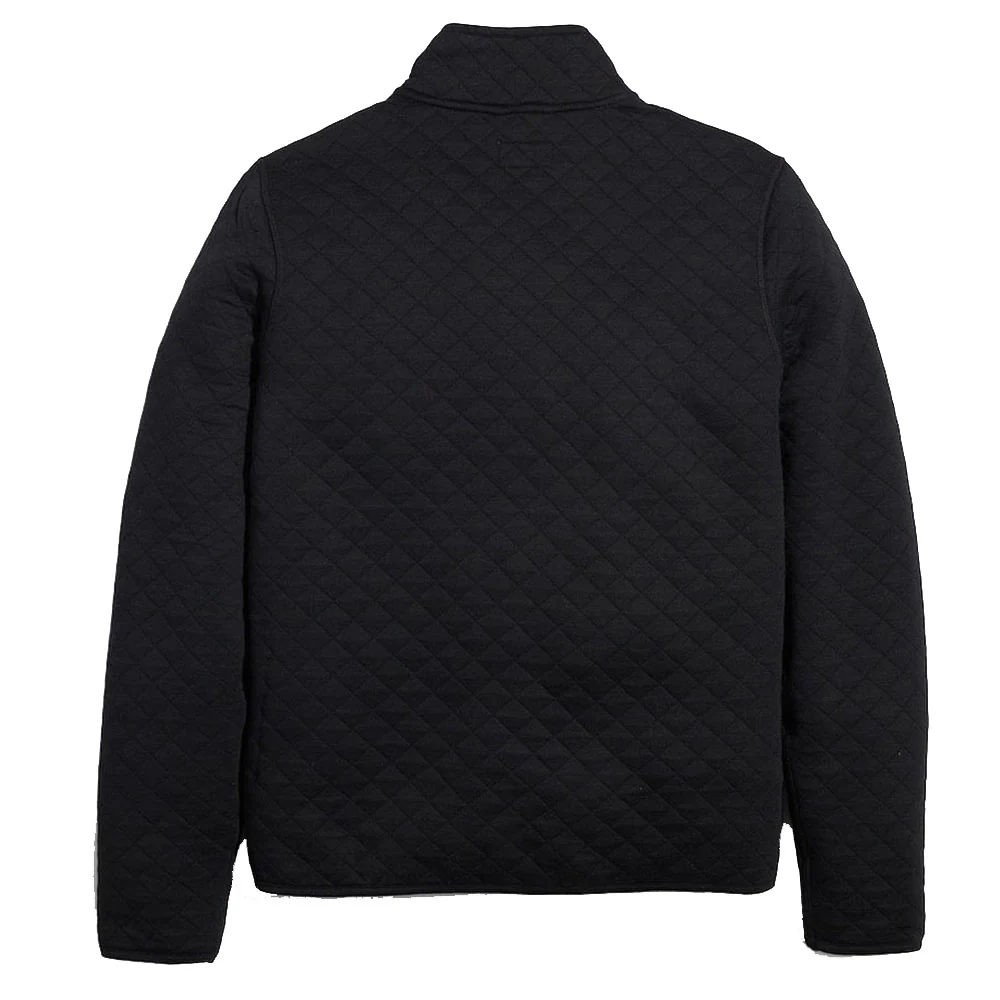 Marine Layer Men's Black Heather Corbet Quilted Pullover - Image 2