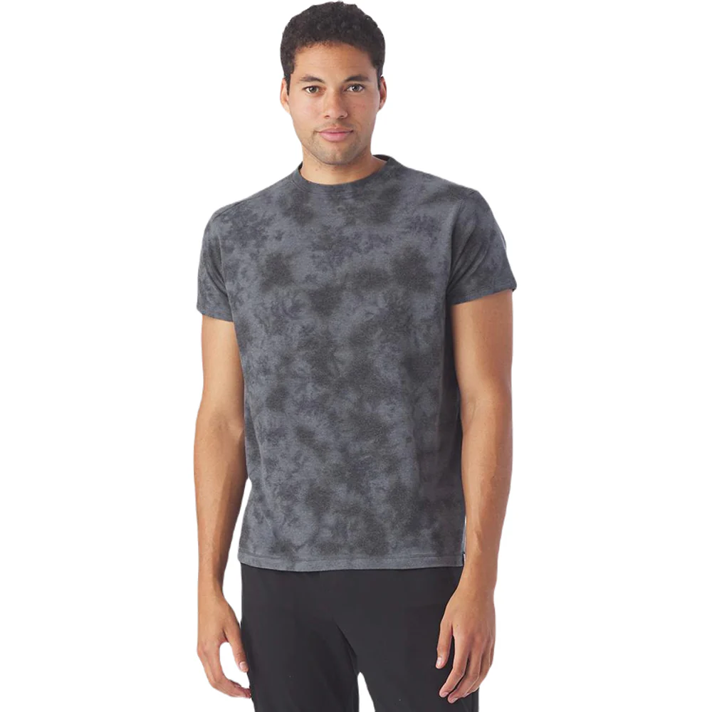 Glyder Men's Black Tie-Dye Salton Short Sleeve - Image 2