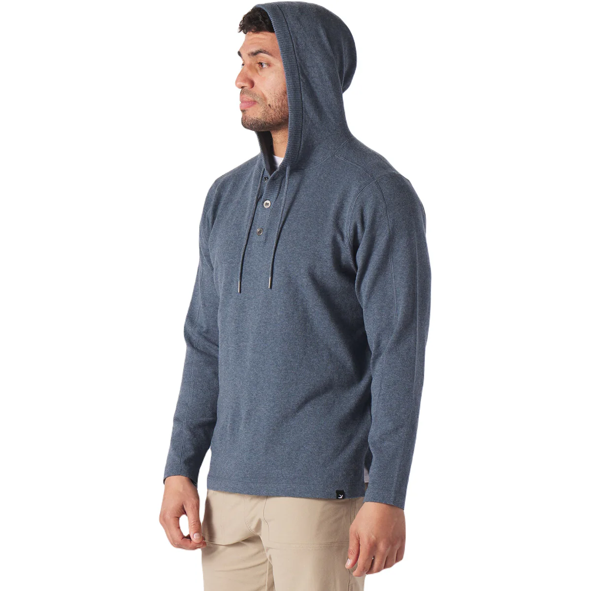 Glyder Men's Steel Blue Ace Hooded Sweater - Image 3