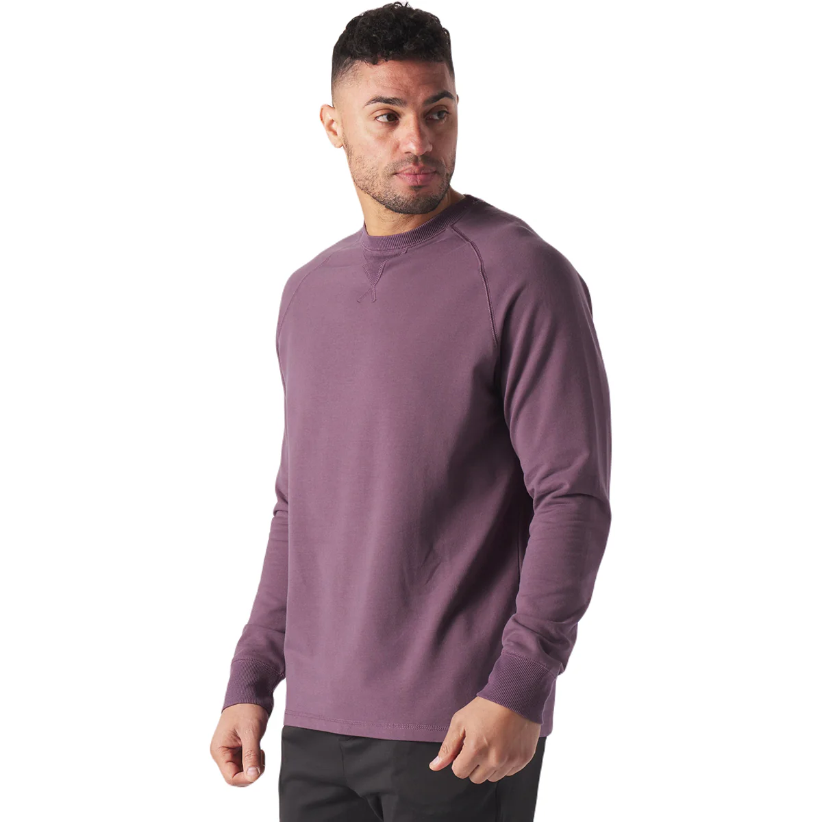 Glyder Men's Berry Wine Dakota Crew Neck - Image 3