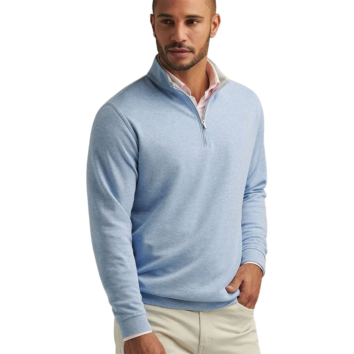 Peter Millar Men's Cottage Blue Crown Comfort Pullover - Image 2