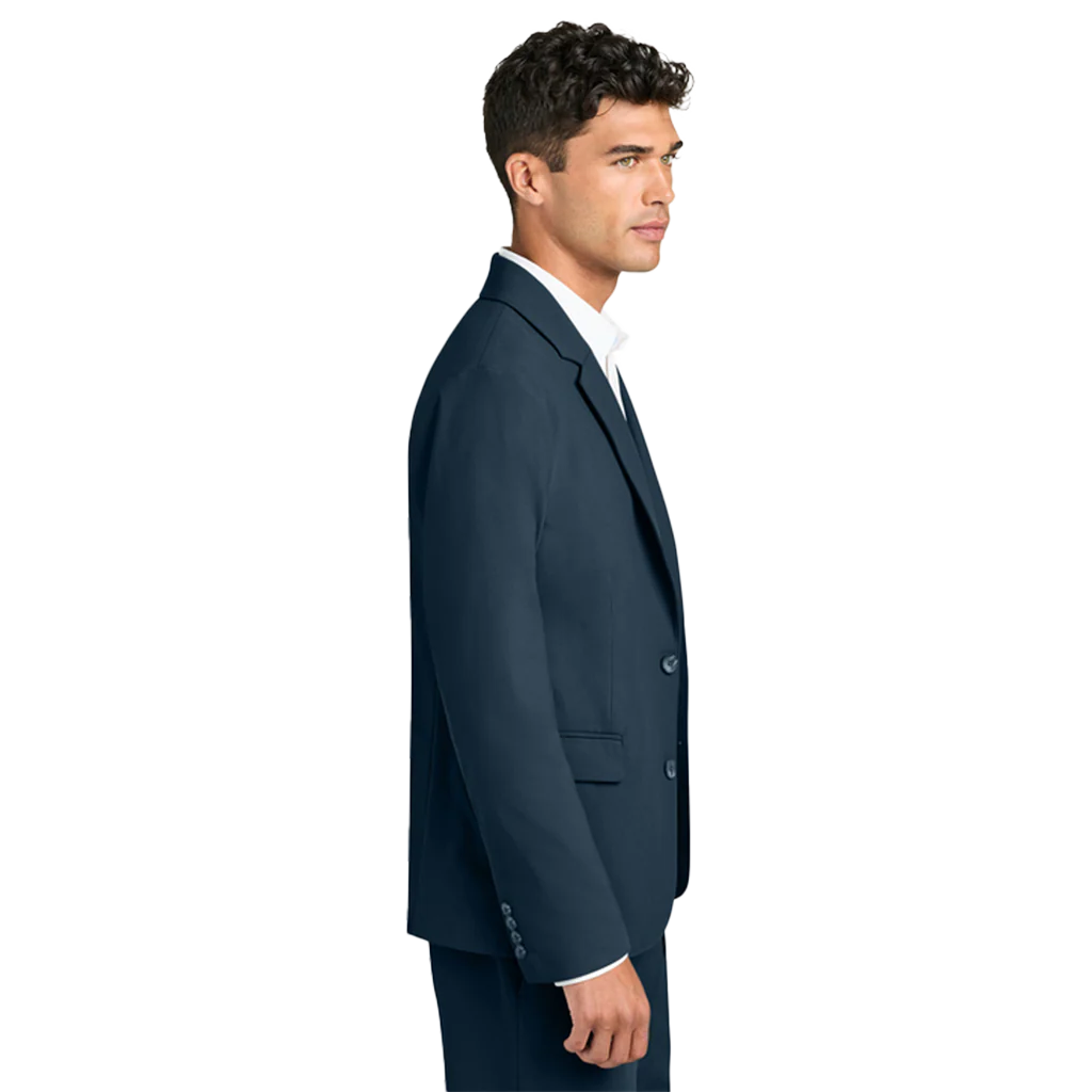 Mercer+Mettle Men's Night Navy Capital Tech Blazer - Image 4