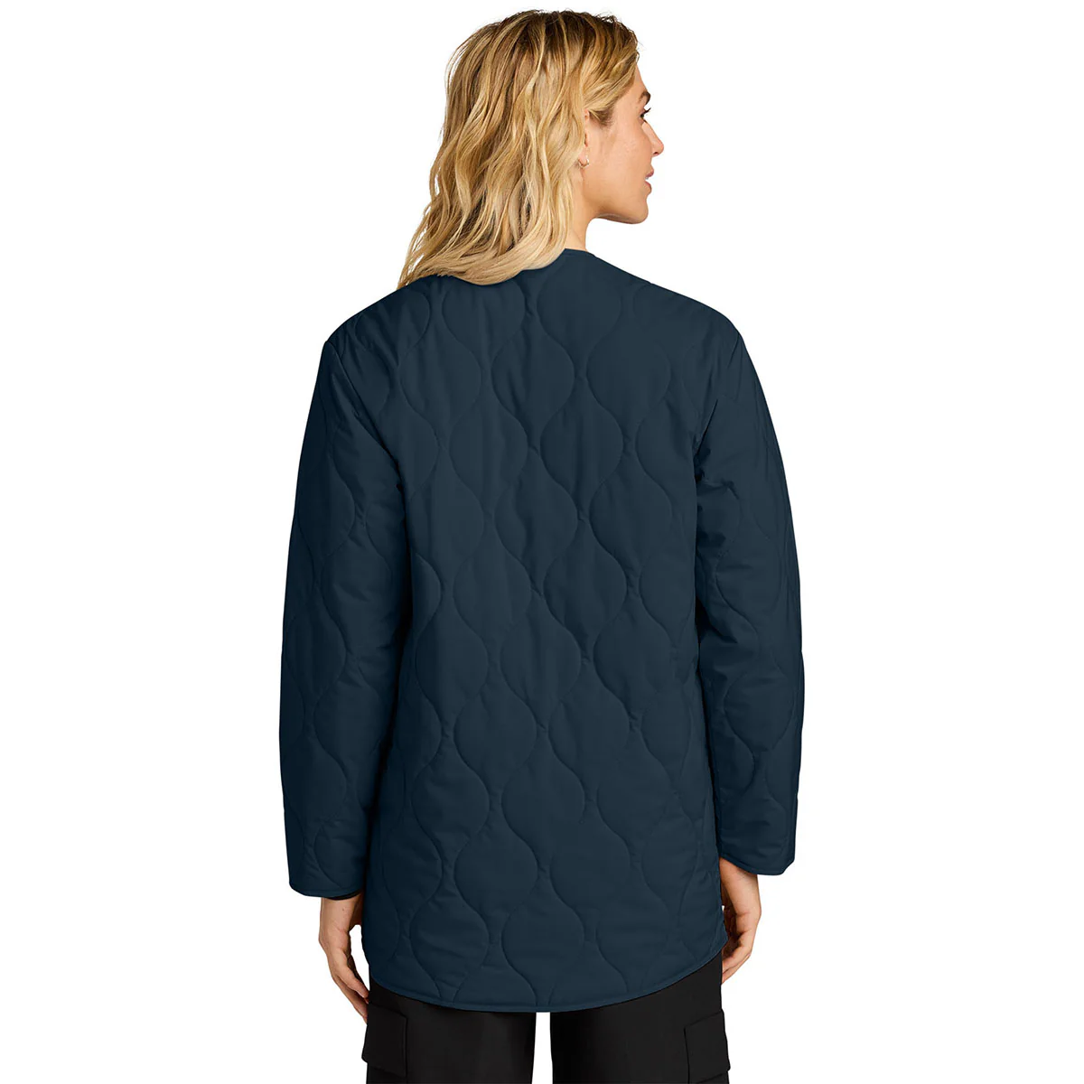 Mercer+Mettle Women's Night Navy Quilted Liner Jacket - Image 4