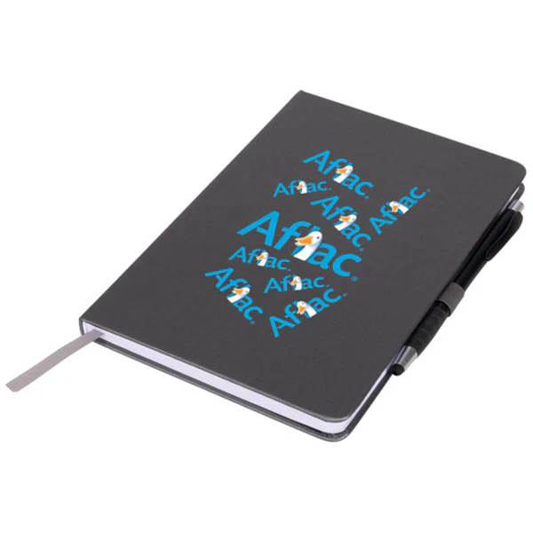 SnugZ Cool Grey Neptune Notebook with Pen - Image 2