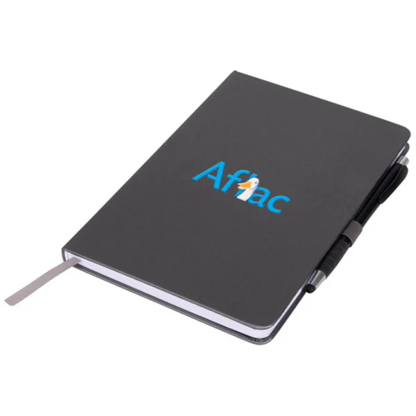 SnugZ Cool Grey Neptune Notebook with Pen - Image 4