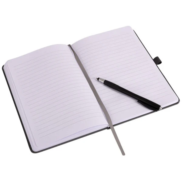 SnugZ Cool Grey Neptune Notebook with Pen - Image 5